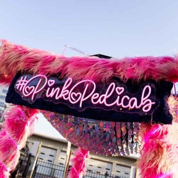 #PinkPedicab | Local Bike Taxi | @VonRphoto