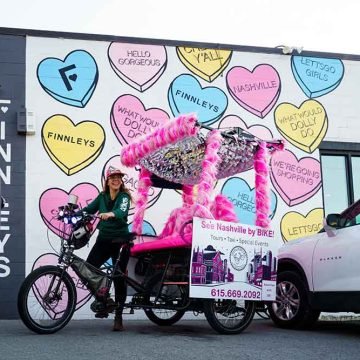 Nashville Mural | Local Bike Taxi | @VonRphoto