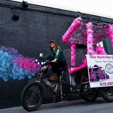 Nashville Mural | Local Bike Taxi | @VonRphoto
