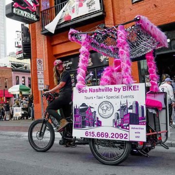 Pedicabs in Nashville | Local Bike Taxi | @VonRphoto
