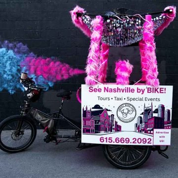Nashville Mural | Local Bike Taxi | @VonRphoto