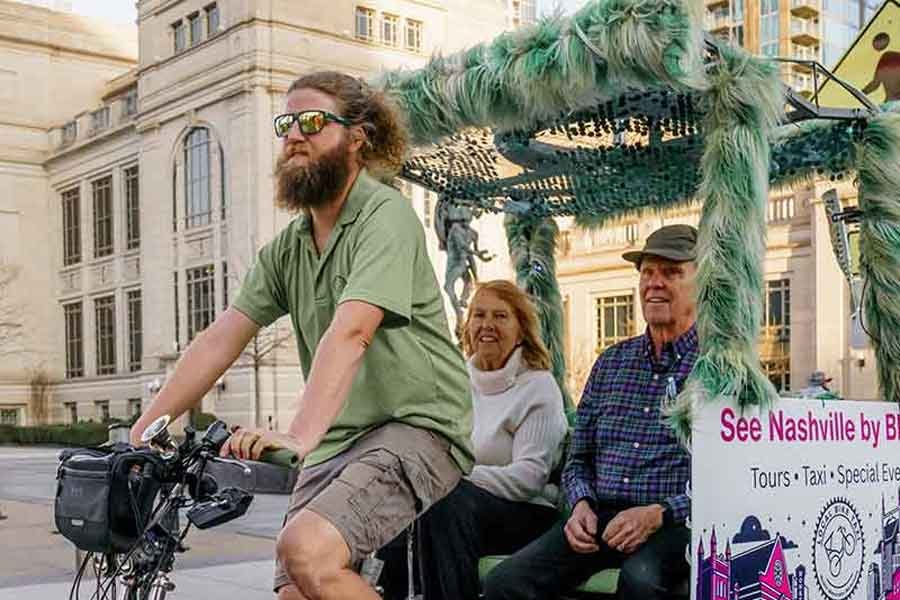 Local Bike Taxi Nashville Daytime Tour